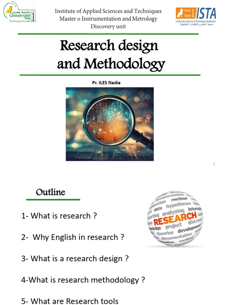 Research Design and Methodology Overview | PDF | Methodology ...