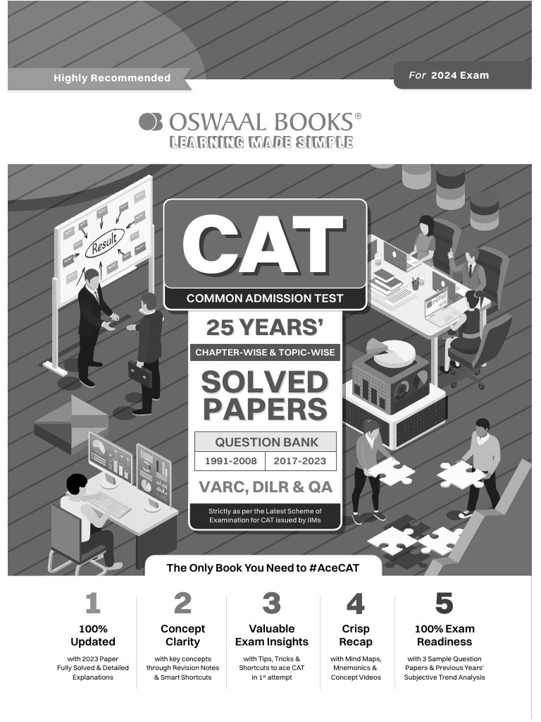CAT 25 Years Solved Papers & Insights | PDF