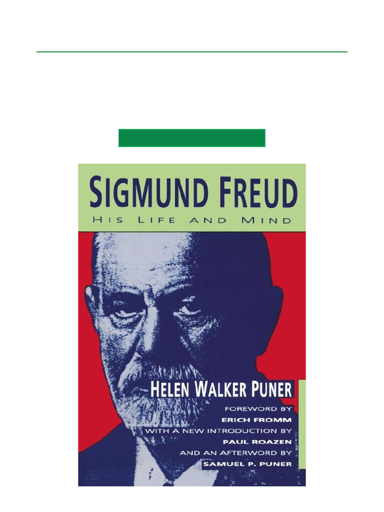 Sigmund Freud His Life and Mind 1st Edition Full-Feature Download | PDF ...
