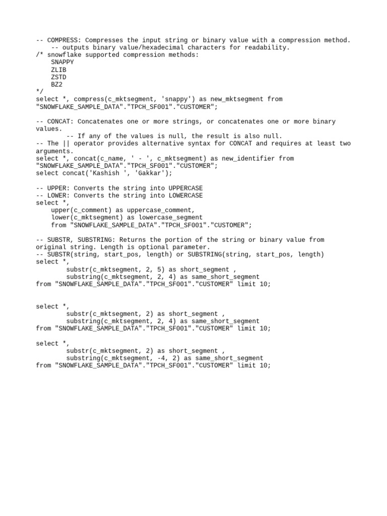 3.+functions+ +String+Functions | PDF