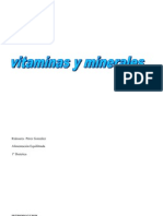 Riánsares Pérez González - Vitaminas y Minerales