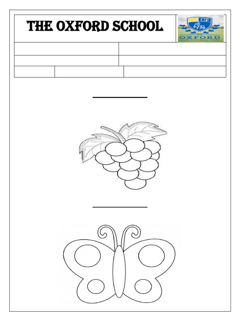 Play Group Drawing Exam Paper | PDF