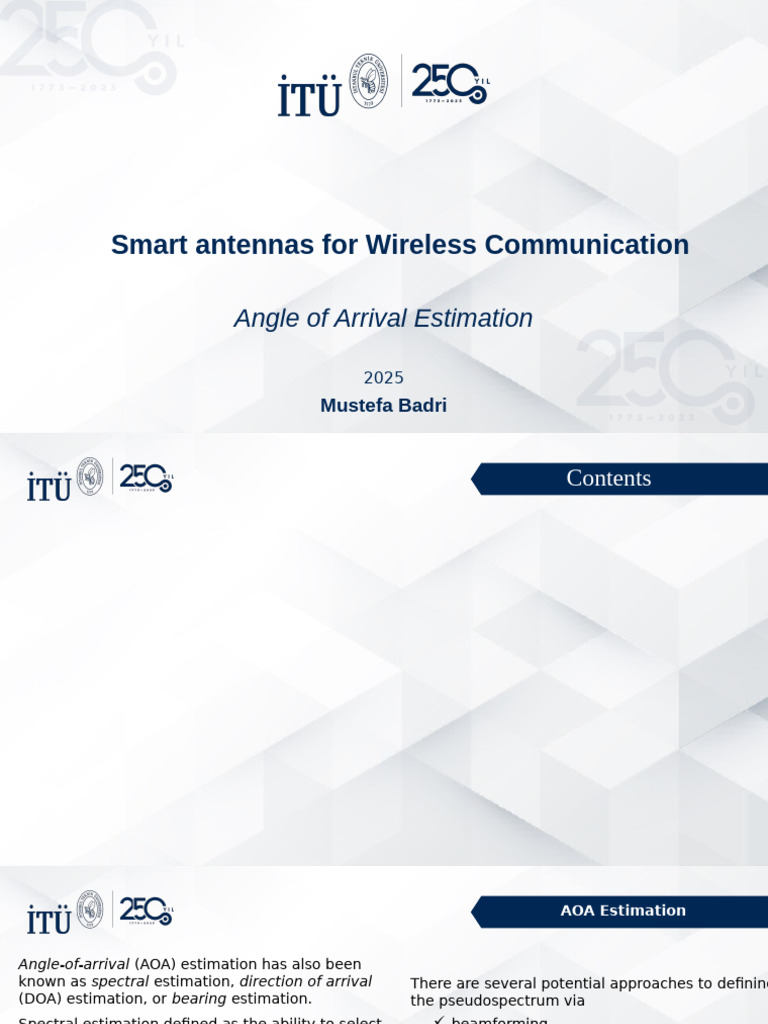 Angle of Arrival Estimation | PDF | Matrix (Mathematics) | Eigenvalues ...