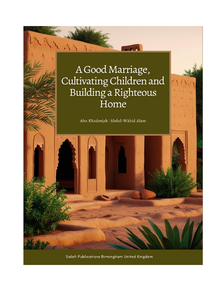 A Good Marriage Cultivating Children and Righteous Home v3 | PDF ...