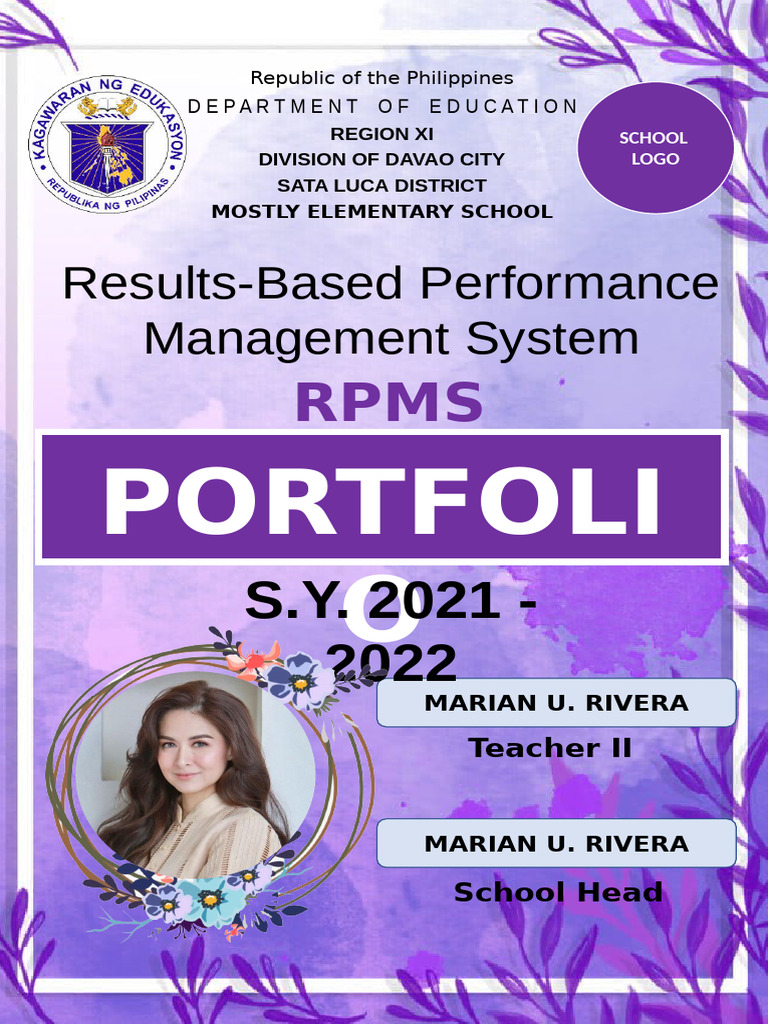 RPMS Portfolio for Teacher Evaluation | PDF | Learning | Educational ...