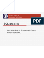 SQL Practice: Introduction To Structured Query Language (SQL)