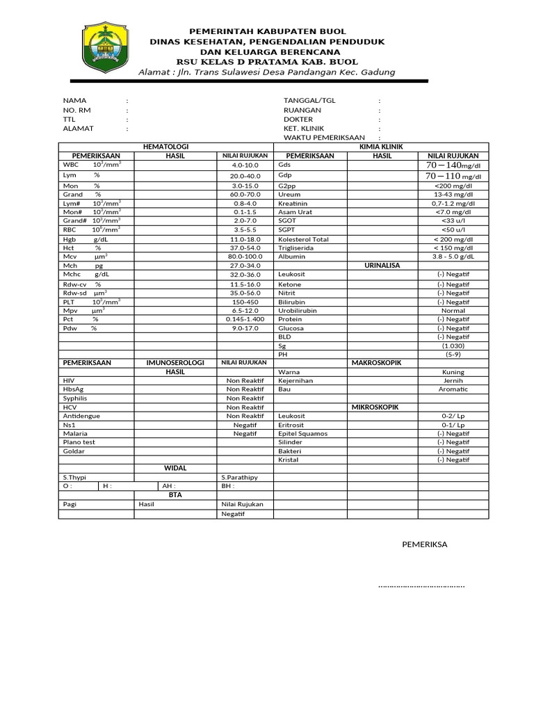 Hasil Lab | PDF