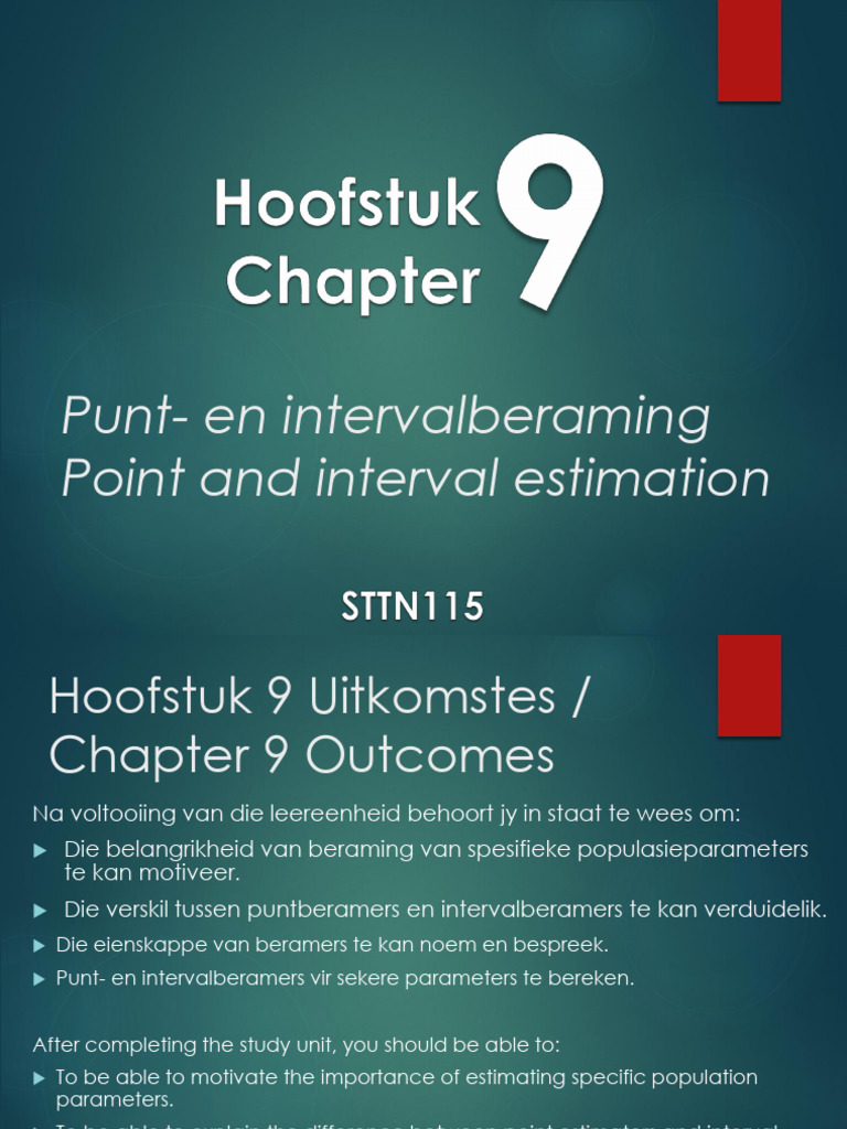 08 Hoofstuk 9 Chapter 9 | PDF
