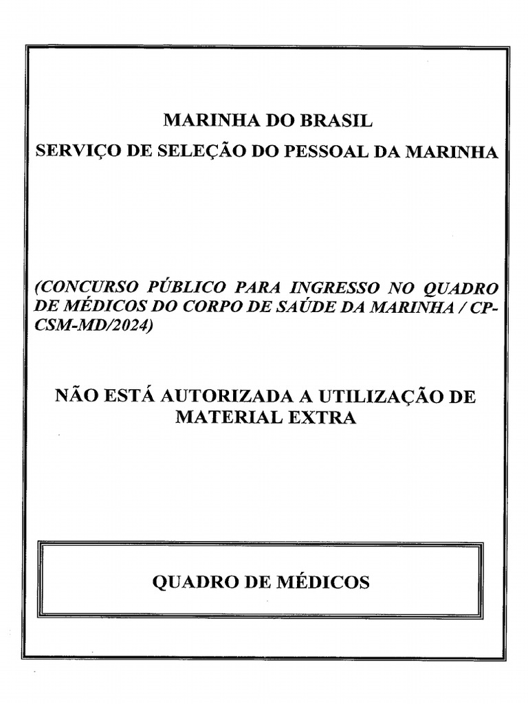 CP CSM MD 2024 Amarela | PDF