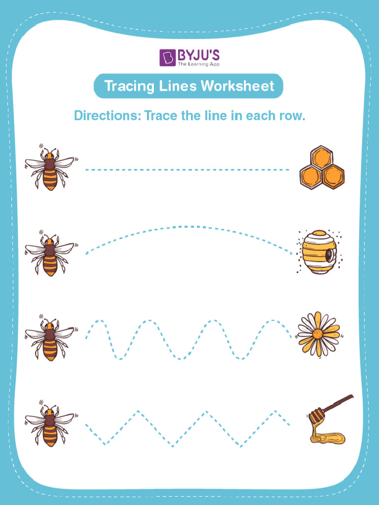 Tracing-Lines-Worksheets-02 | PDF