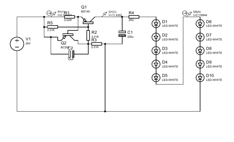 LED Driver Circuit Schematic Diagram | PDF