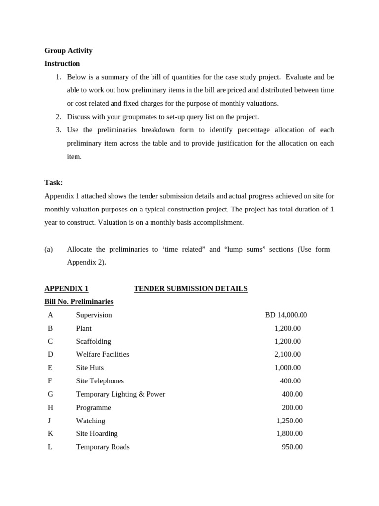 Construction Project Valuation Guide | PDF