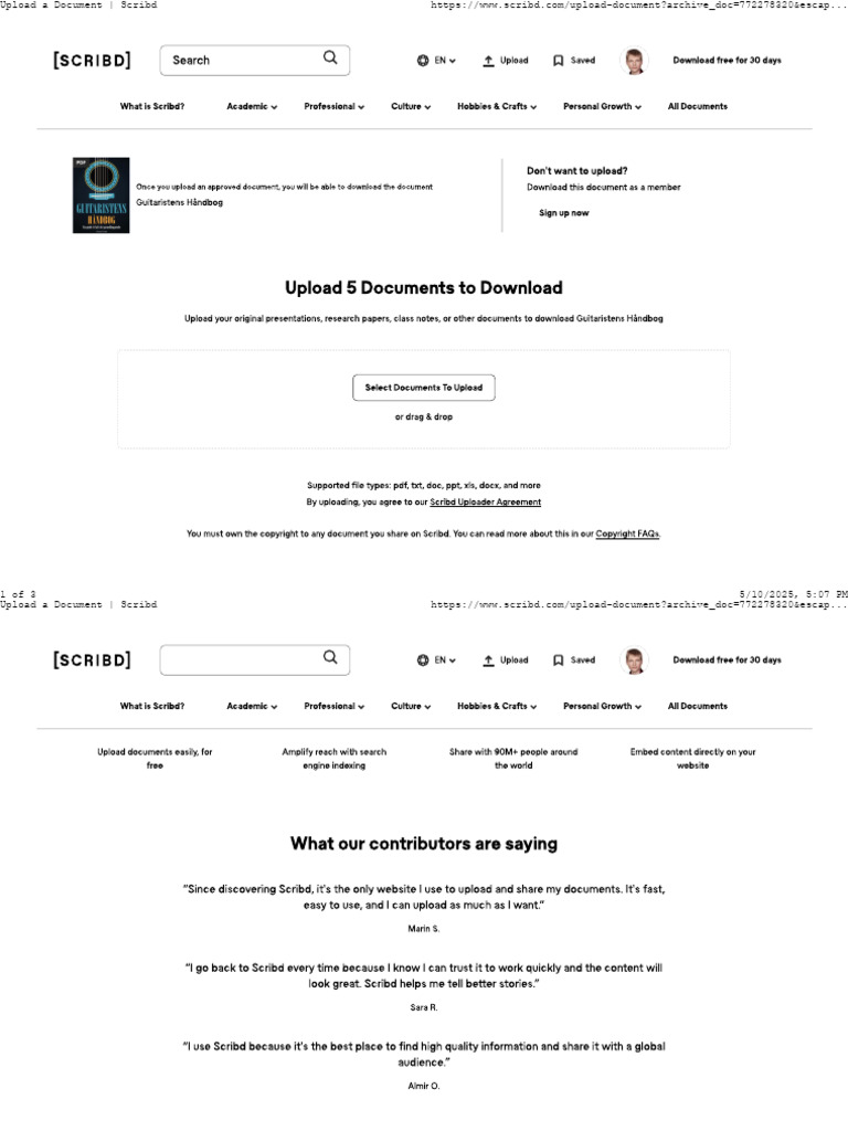 Document Upload Instructions | PDF