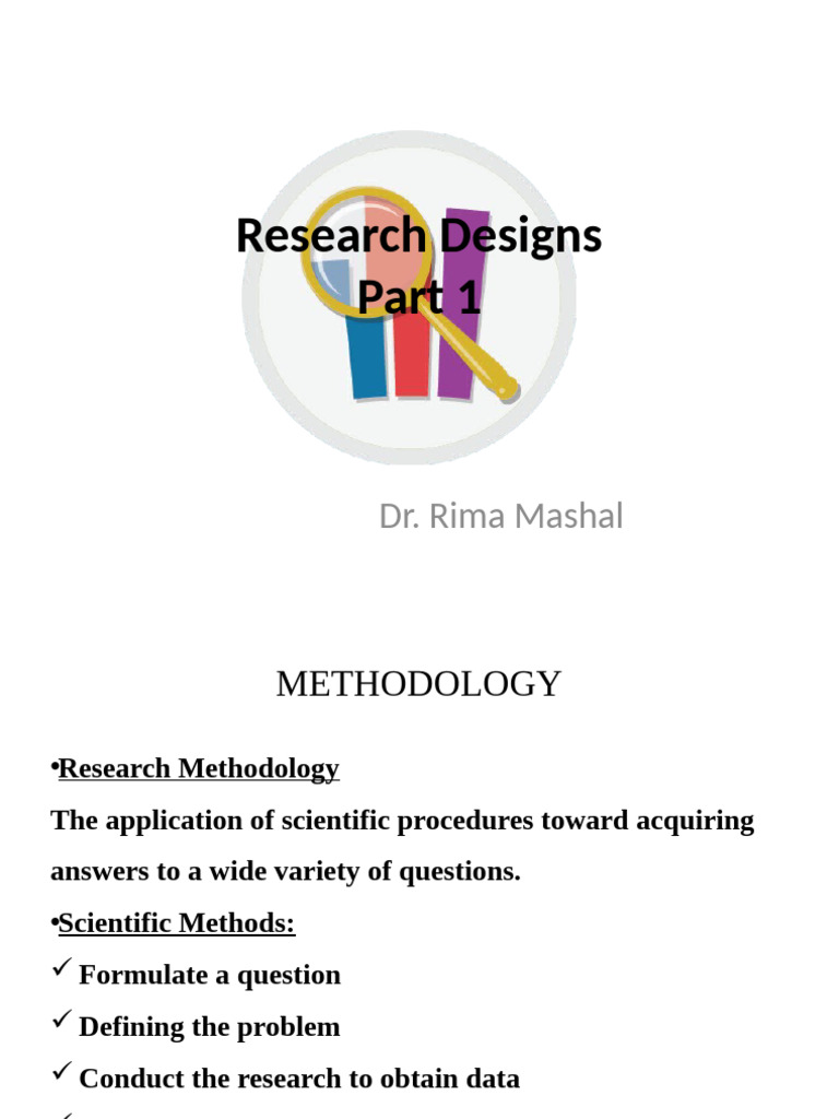 E Research Designs Part 1 | PDF | Cohort Study | Scientific Method