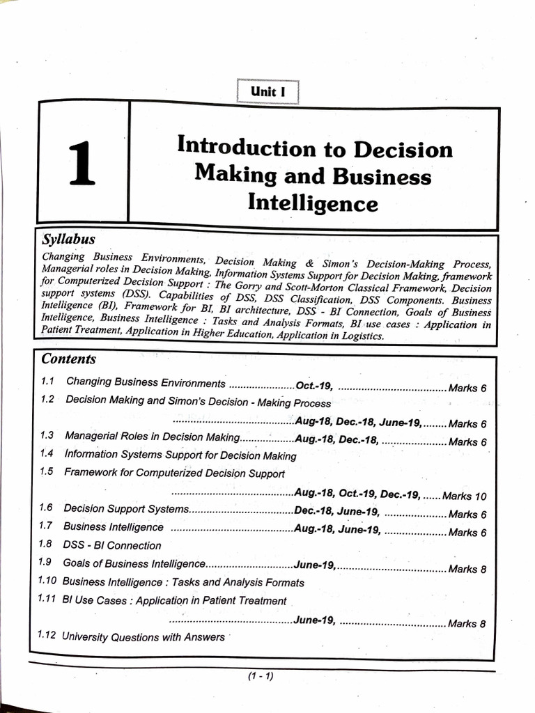 Business Analytics & Intelligence (1) | PDF