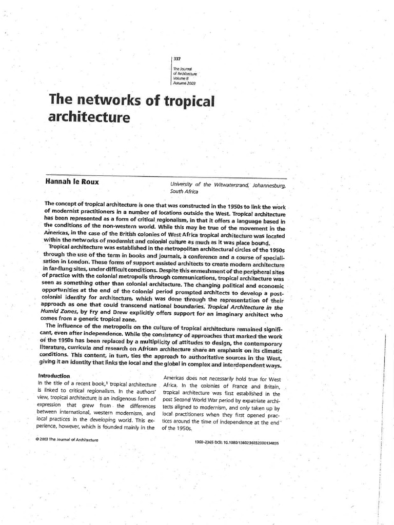 Hannah Leroux Networks | PDF