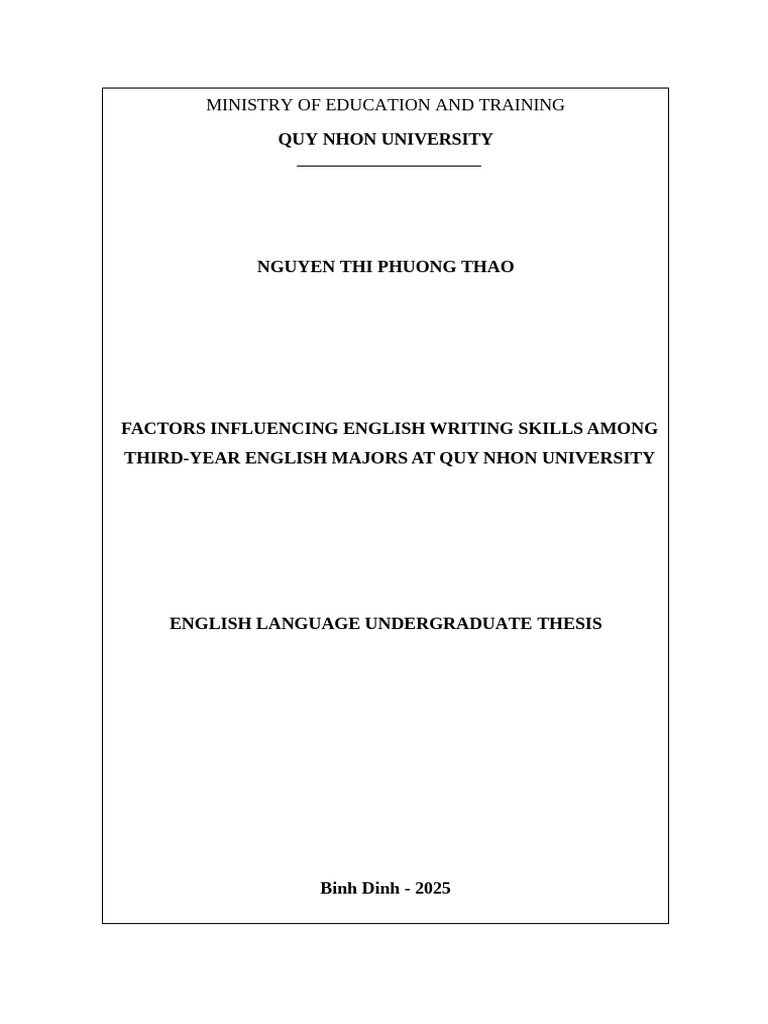 Factors Affecting English Writing Skills | PDF | Second Language ...