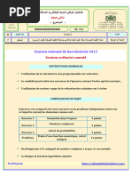 Examen national math rattrapage 2024 | PDF | Nombre complexe | Cercle