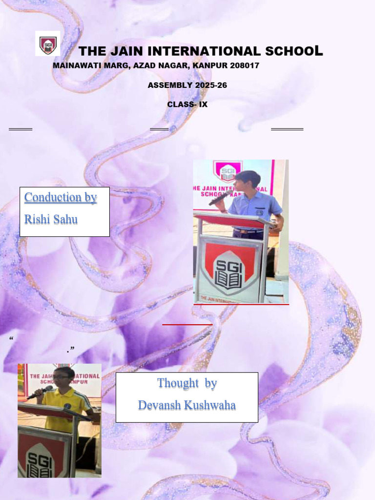 Class Ix Assembly_monday | PDF | Sun