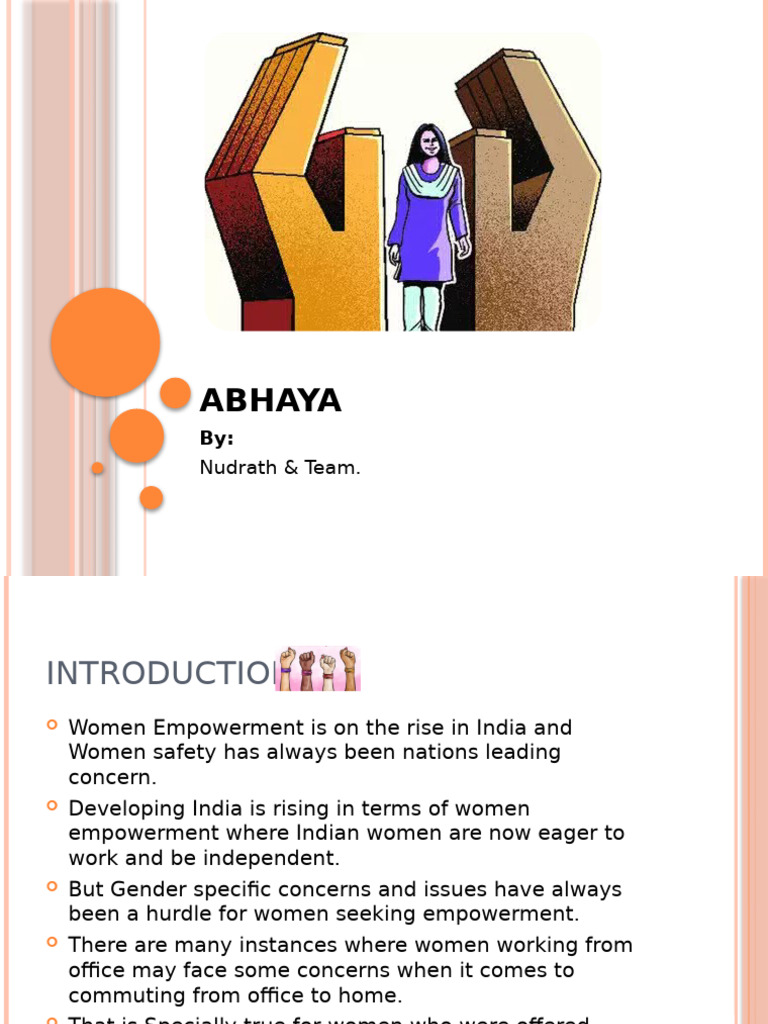 ABHAYA | PDF | Safety | Woman