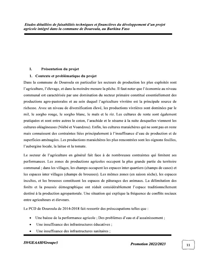 Documents de Projet | PDF