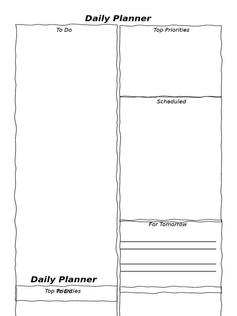 Daily Planner Overview | PDF