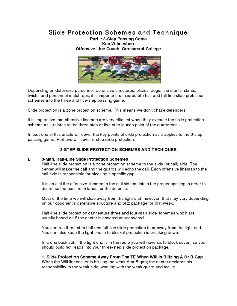 3 Step Slide Protection | PDF | Sports Rules And Regulations ...