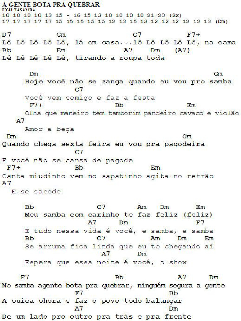 A Gente Bota Pra Quebrar | PDF