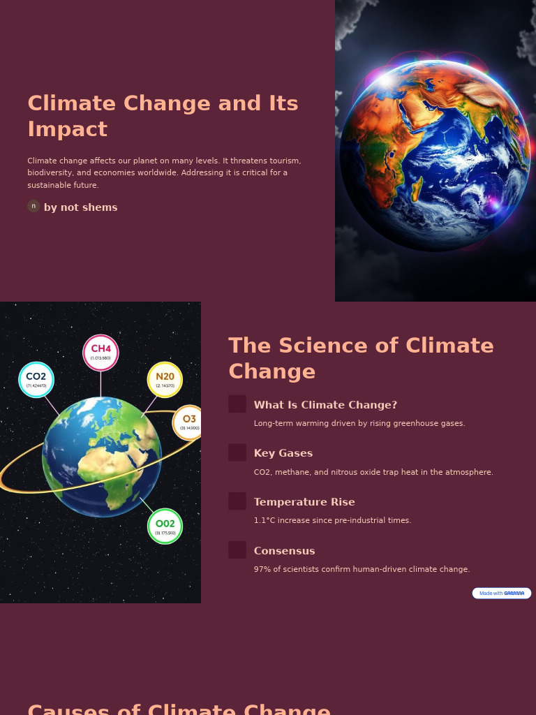 Climate Change and Its Impact | PDF | Climate Change | Environmental Issues