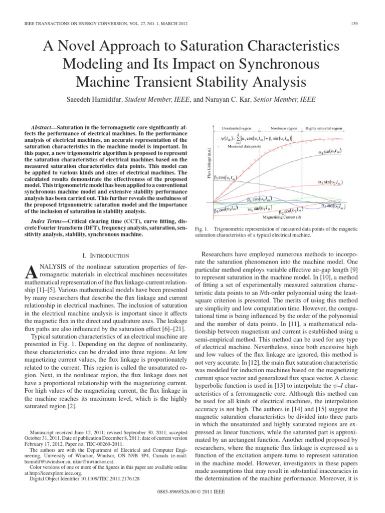 Trigonometric Model for Machine Saturation | PDF | Discrete Fourier ...