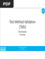 Test Method Validation for Medical Devices | PDF | Verification And ...