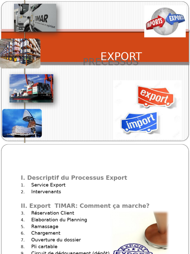 Processus d'Exportation Simplifié | PDF