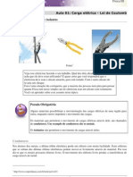 Aula 01: Carga Elétrica - Lei de Coulomb Tópico 02: Condutores e Isolantes