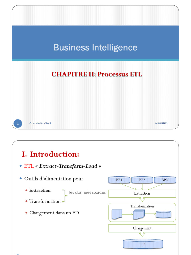 Guide complet sur le processus ETL | PDF | Microsoft SQL Server ...