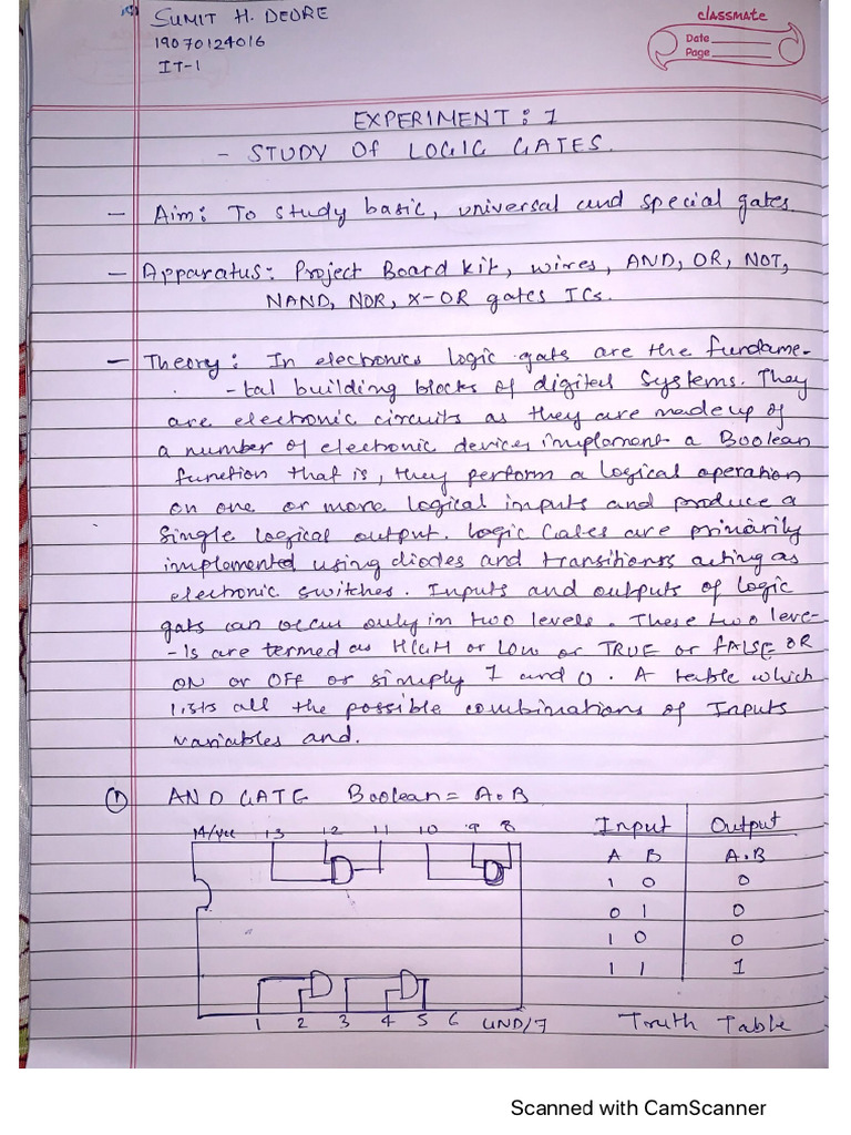 Exp 1 Deld | PDF