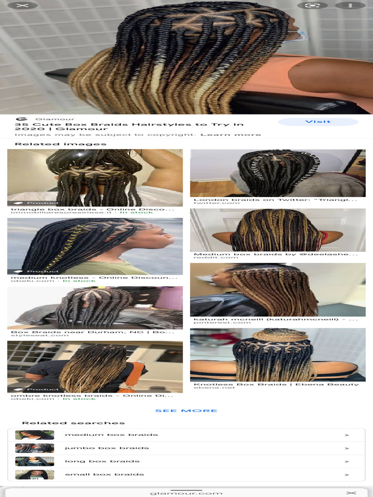 Box Braid - Google Search | PDF