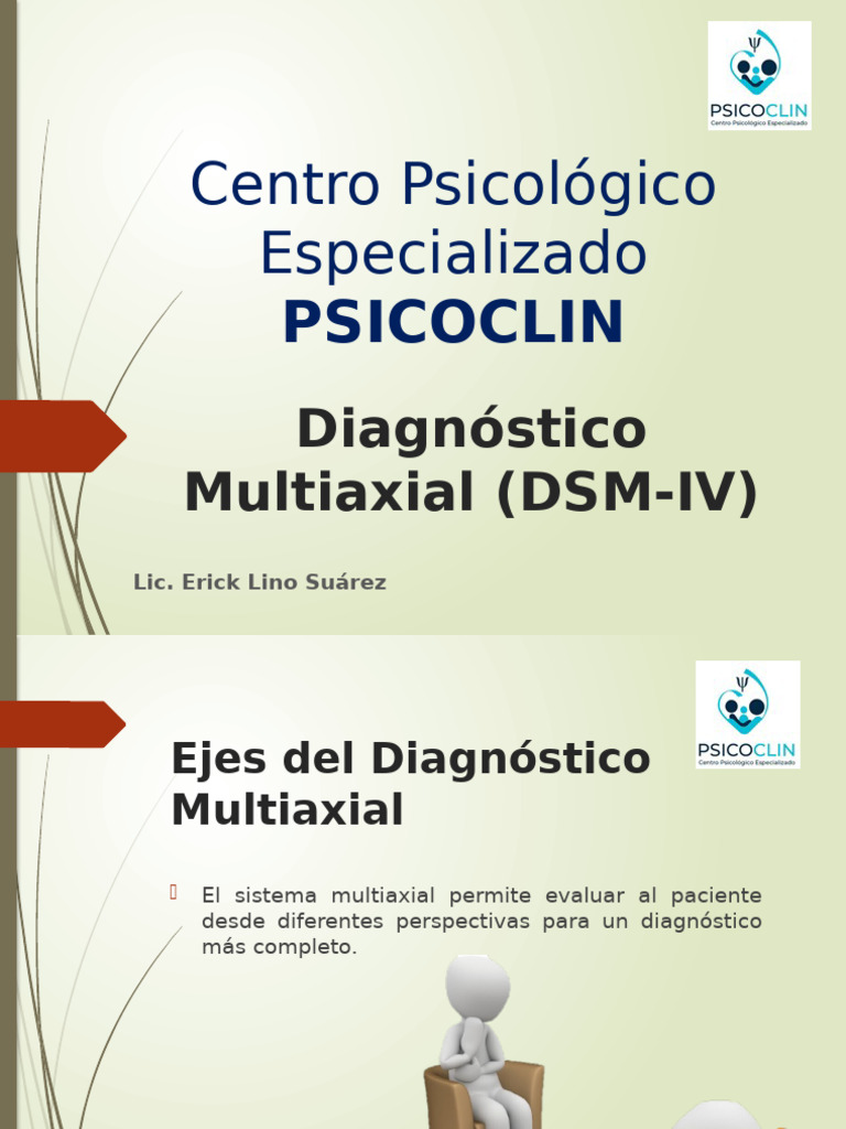 Diagnostico Multiaxial | PDF | Manual Diagnóstico y Estadístico de los ...