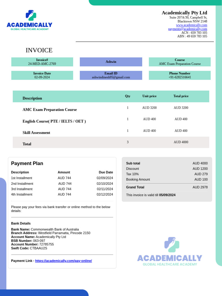 Commonwealth Bank BSB 063-097 Details | PDF | Banking | Payments