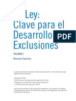 La Ley, Clave para El Desarrollo Sin Exclusiones