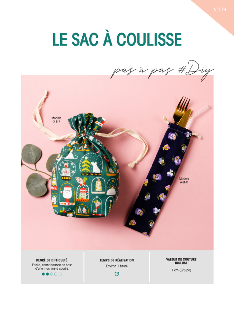 179 Sac Coulisse Club Tissus | PDF