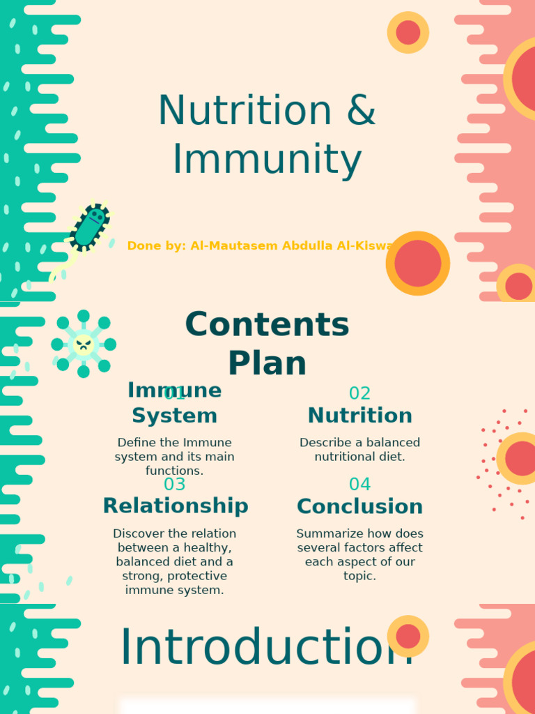 Al-Mautasem - The Immune System N' Nutrition | PDF | Immune System ...