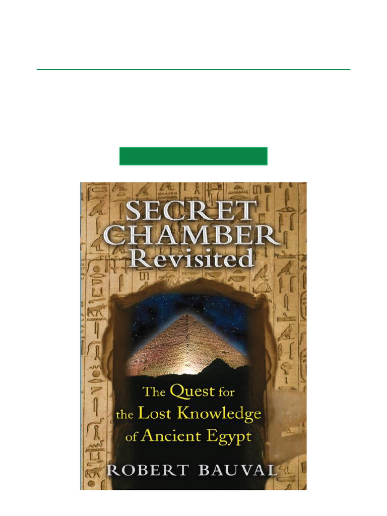 Secret Chamber Revisited: Lost Knowledge | PDF | Hermeticism