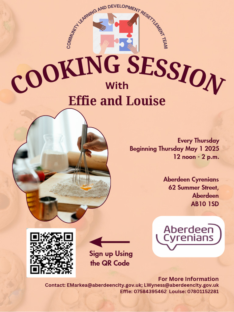 Cooking Sessions Poster | PDF