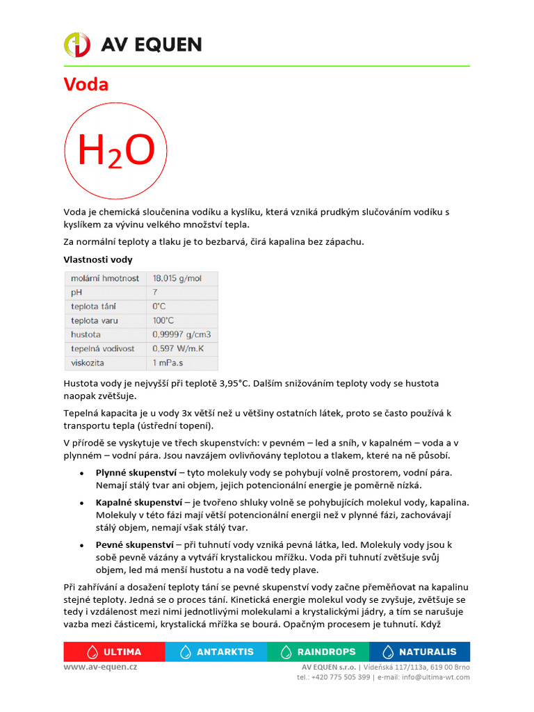 Voda | PDF
