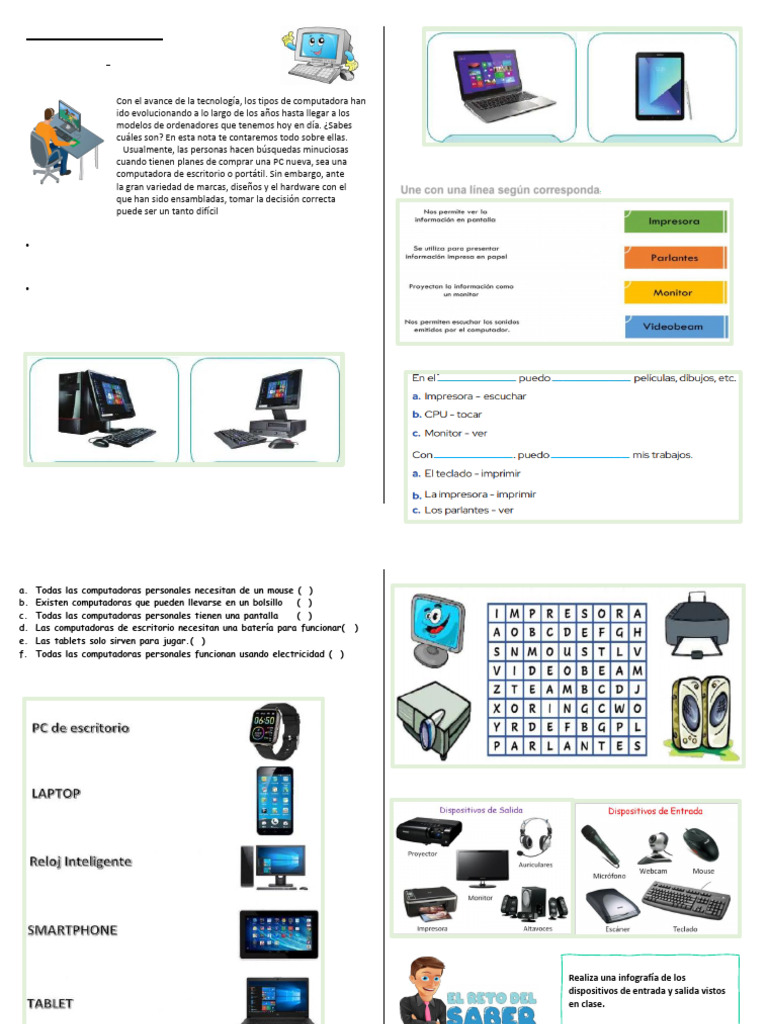 FICHA 3 - 2do AÑO 2025 | PDF | Hardware de la computadora | Informática