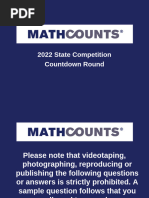 2023 MATHCOUNTS National Results | PDF