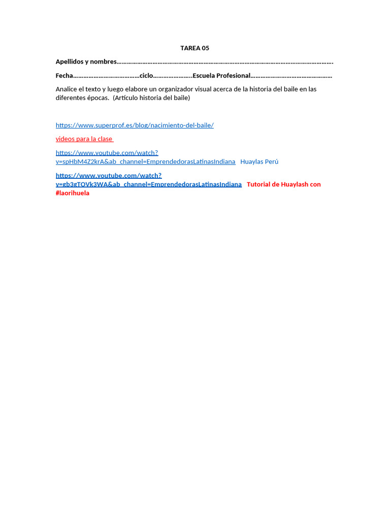 TAREA 05 Jueves | PDF