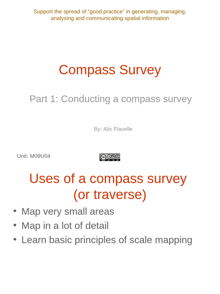M09U04 PPT Compass2 | PDF | Surveying | Compass