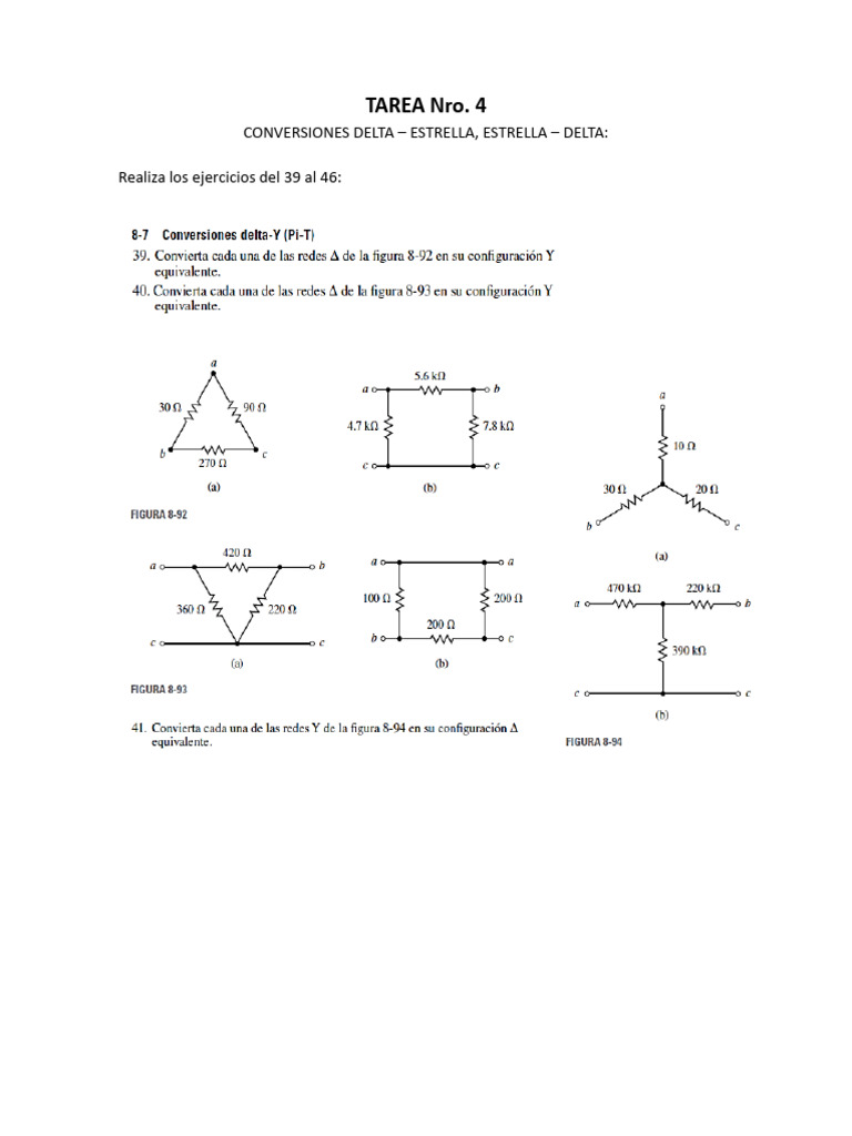 TAREA Nro 4 Delta-T, T-Delta | PDF
