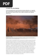 a morte de uma doença